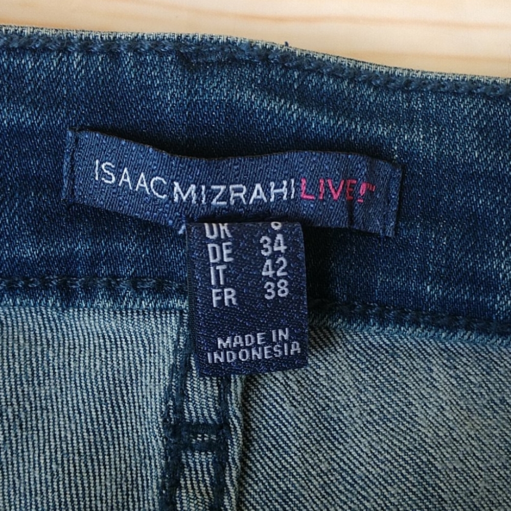 Isaac Mizraha Live cropped jeans. Size 4 - Picture 3 of 11